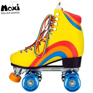 Moxi Rainbow Roller Skates - Sunset Yellow - Momma Trucker Skates
