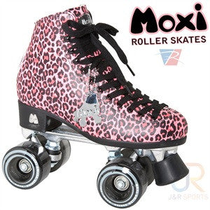 Moxi Ivy City Leopard Roller Skates - Momma Trucker Skates