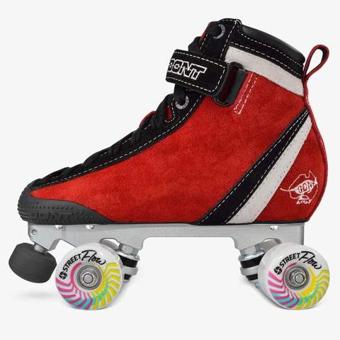 Bont Parkstar Tracer Roller Skates Package - Siren Red