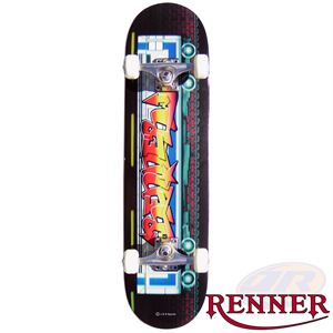 Renner B Series Complete Skateboard - B22 Graffiti on The Tube - Momma Trucker Skates