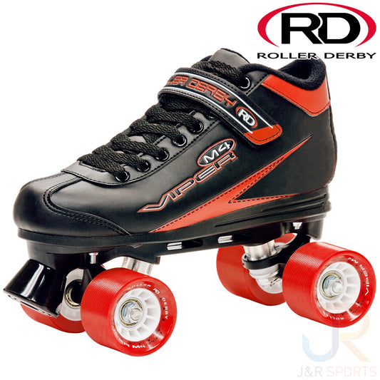 Roller Derby Viper Black & Red - Momma Trucker Skates