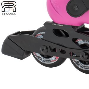 FR Skates Adjustable Childrens Inline Skates - Pink 32-34 - Momma Trucker Skates