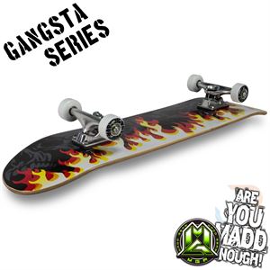MGP Gangsta Series Sk8board - On Fire - Momma Trucker Skates