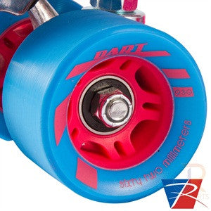 Riedell Dart Blue & Pink Ombre Skates - Momma Trucker Skates