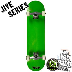 MGP Jive Series Sk8boards - Mini Logo Green - Momma Trucker Skates