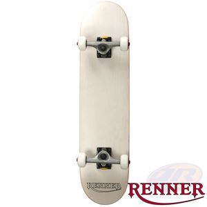 Renner Pro Series Complete Skateboard 7 Ply, Virus Trucks, Abec 9 - White - Momma Trucker Skates