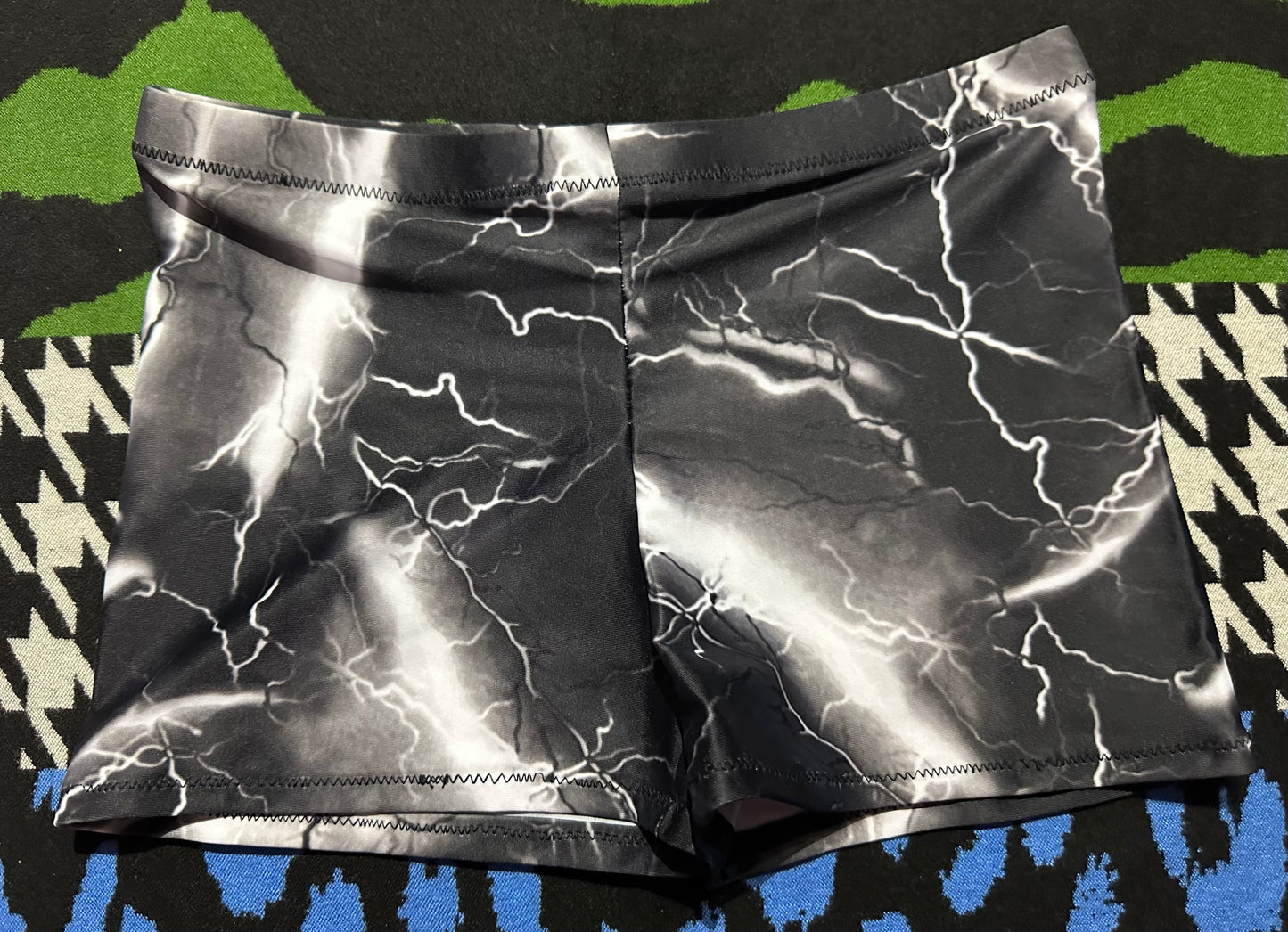 Dude Where's My Pants? Hot Pants - Insane Bolt Grey