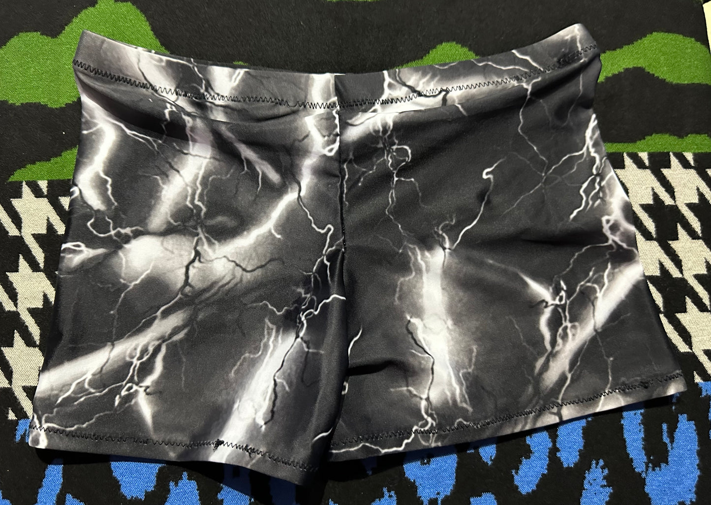 Dude Where's My Pants? Hot Pants - Insane Bolt Grey