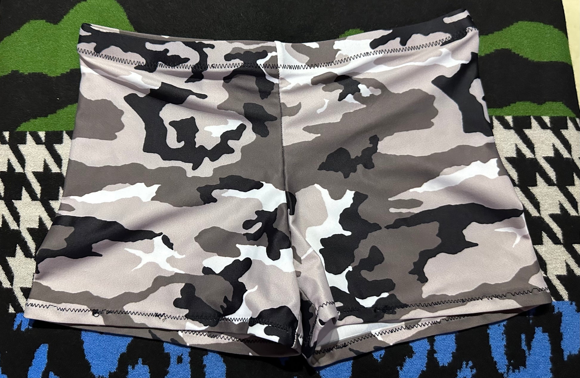 Dude Where s My Pants Hot Pants Grey Camo Momma Trucker Skates