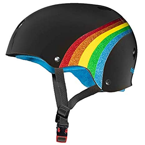 Triple8 Cert Sweatsaver Rainbow Sparkle - Black - Momma Trucker Skates