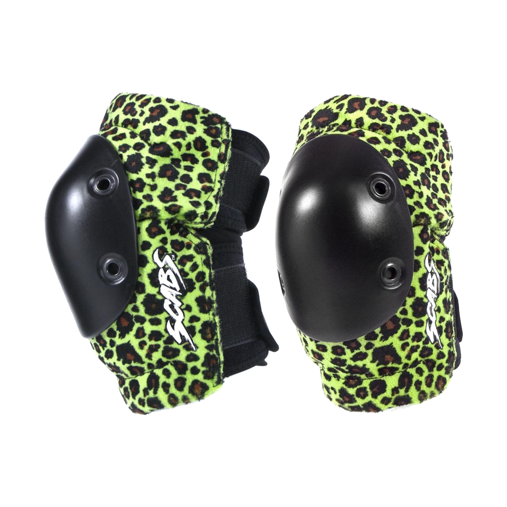 Smith Scabs Elite Green Leopard Elbow Pads