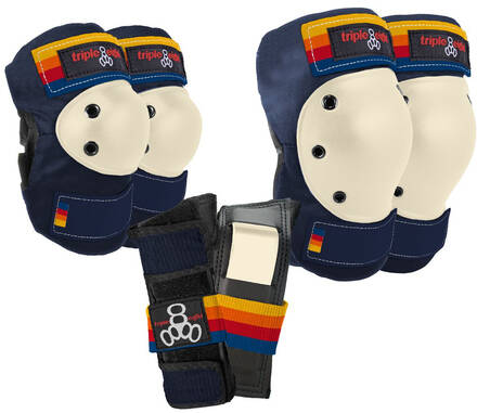 Triple8 Saver Series Triple Pad set - Pacific